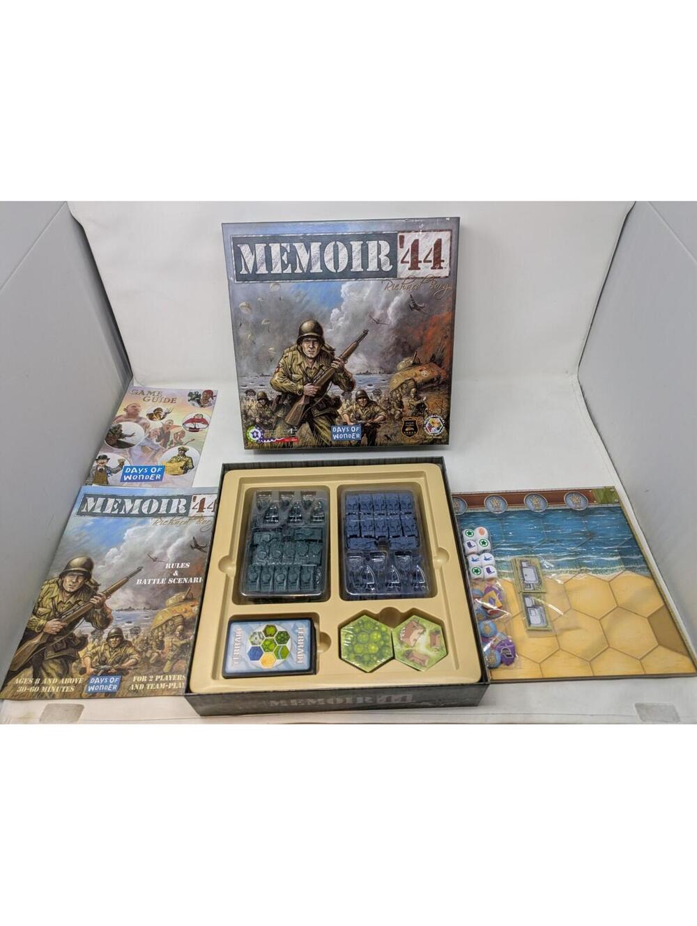 Days of Wonder Memoir 44 Board Game Complete Components 2-Player  WWII Strategy